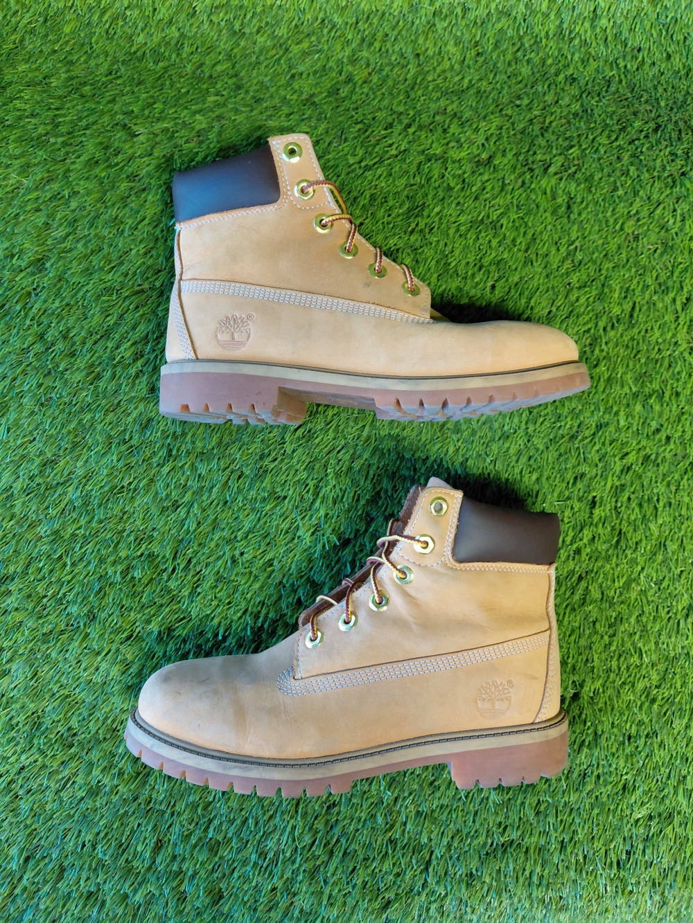 Junior Timberland Boots Waterproof 6 Inch Premium Size 6 Unisex - Picture 5 of 12